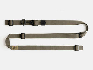 Ranger Green/Black 2-point rifle sling with quick adjust lever.